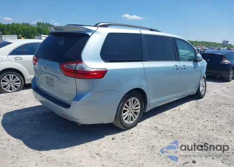 2016 Toyota Sienna Xle 8 Passenger from USA, damaged, VIN 5TDYK3DC9GS708693